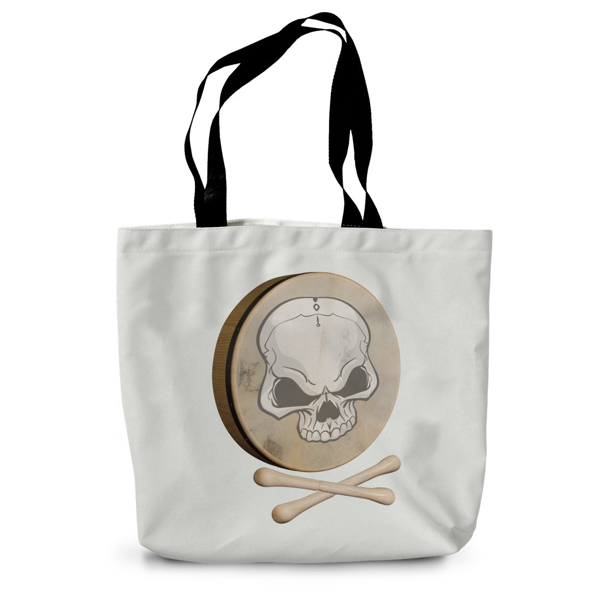 Bodhran and Crosstippers Canvas Tote Bag