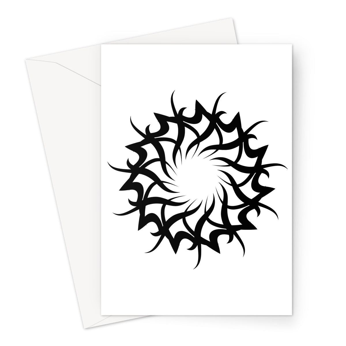 Tribal Celtic Star Greeting Card