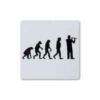 Evolution of Flute Players Coaster