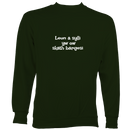 Cornish Language "My Hovercraft Is Full of Eels" Sweatshirt