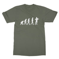 Evolution of Fiddle Players Softstyle T-Shirt