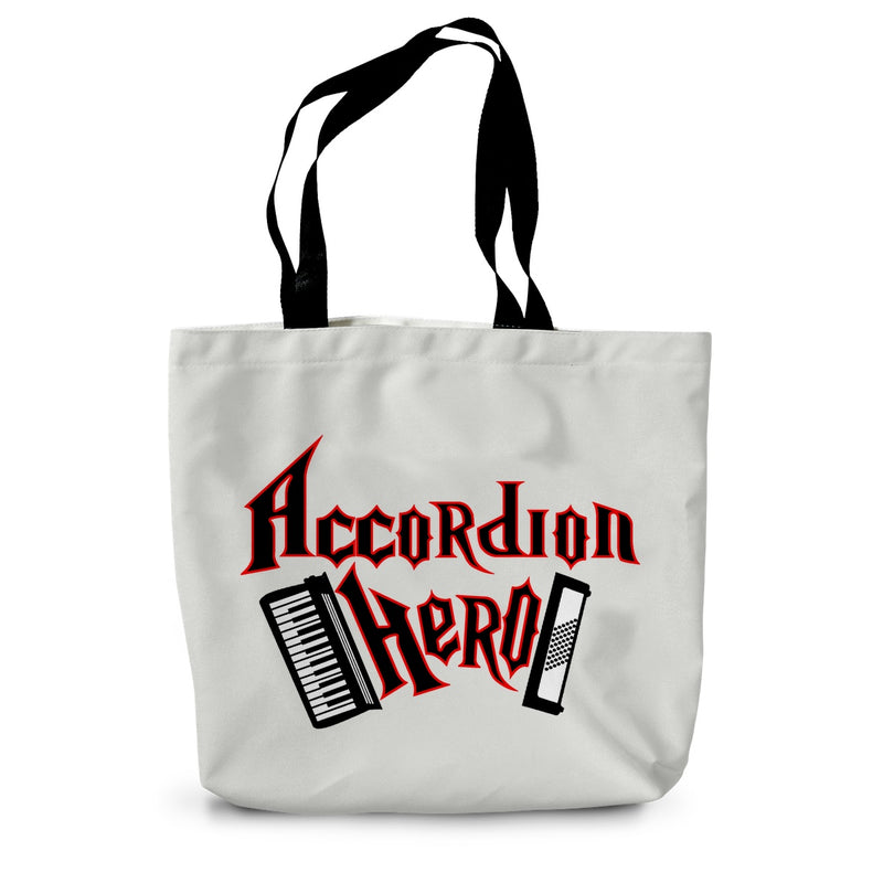 Accordion Hero Canvas Tote Bag