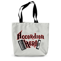 Accordion Hero Canvas Tote Bag