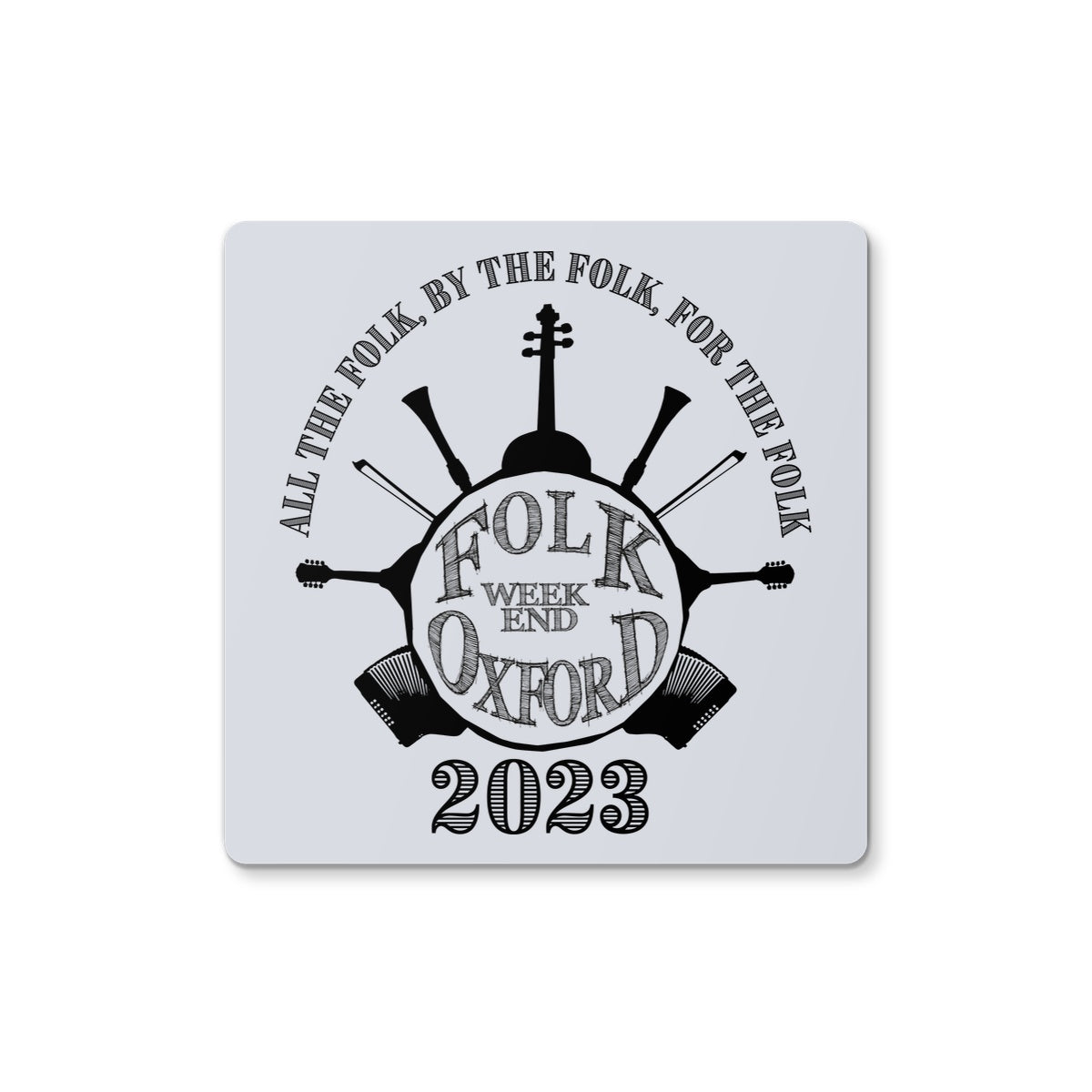 Folk Weekend Oxford 2023 Coaster