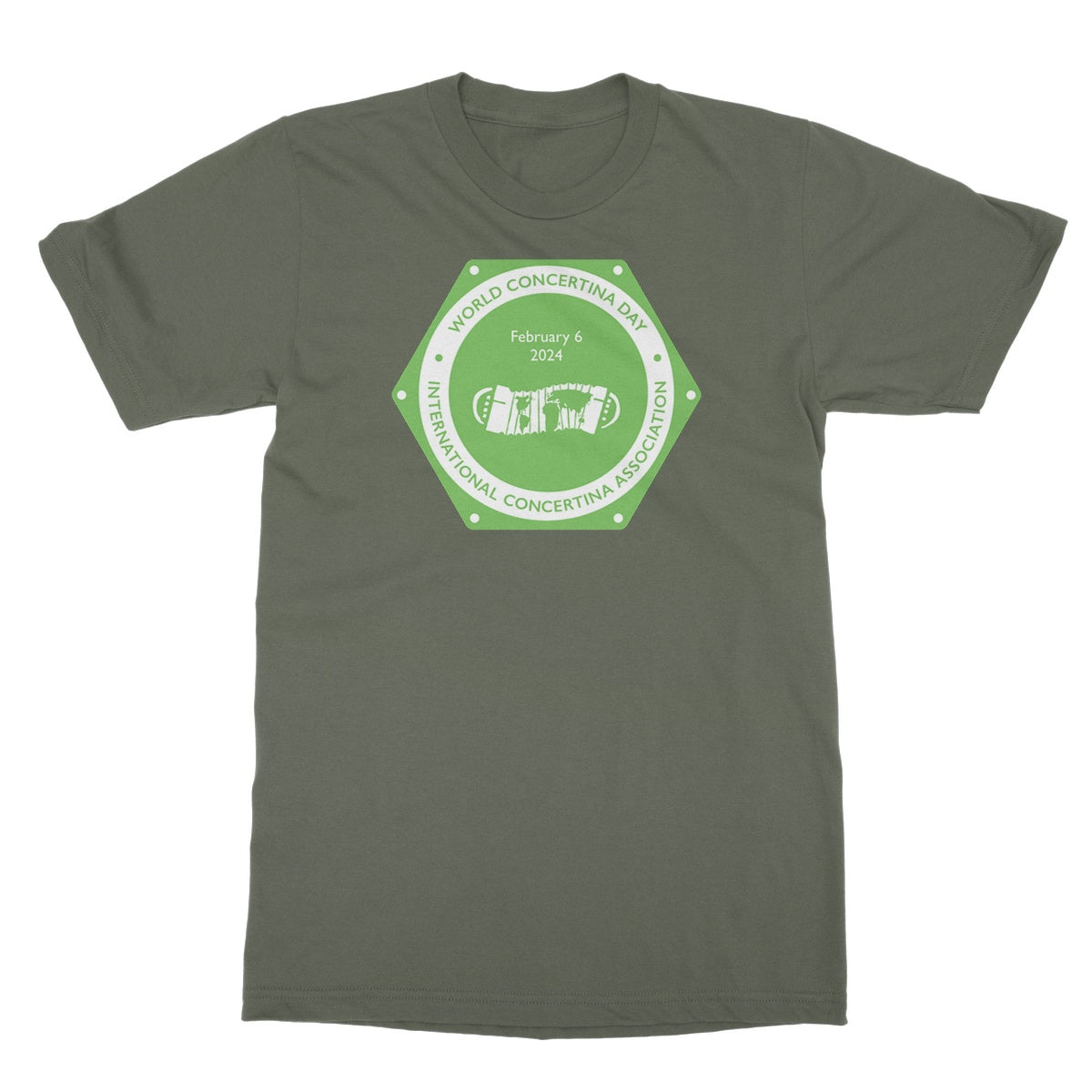 World Concertina Day 2024 T-shirt
