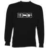 Eat, Sleep, Play Concertina Sweatshirt