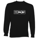 Eat, Sleep, Play Concertina Sweatshirt