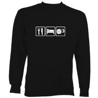 Eat, Sleep, Play Concertina Sweatshirt