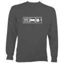 Eat, Sleep, Play Concertina Sweatshirt