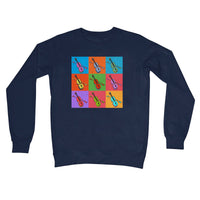 Warhol Style Fiddles Crew Neck Sweatshirt
