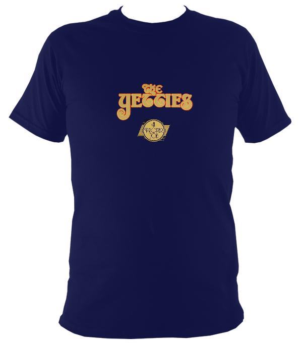 The Yetties "Proper Job" T-shirt - T-shirt - Navy - Mudchutney