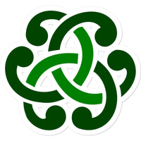 Green Celtic Knot Sticker