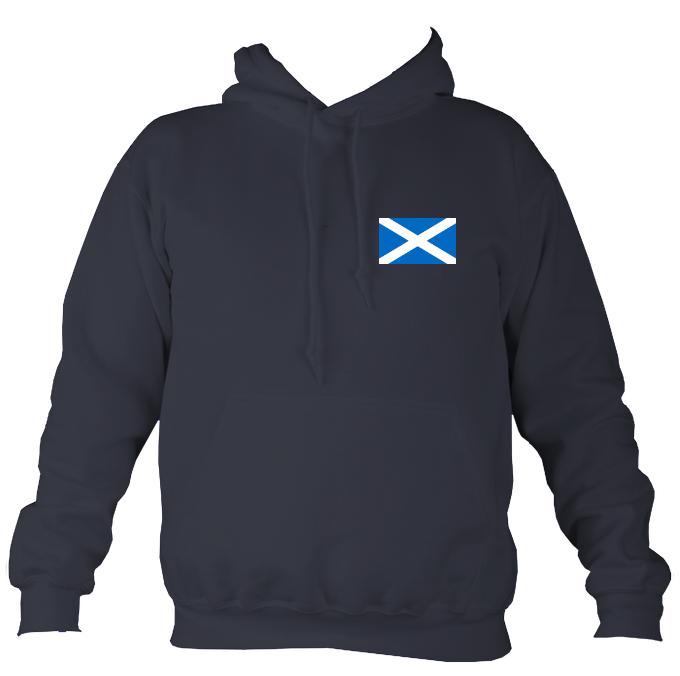Scottish Saltire Flag Hoodie-Hoodie-Denim-Mudchutney