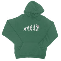 Evolution of Accordion Players College Hoodie