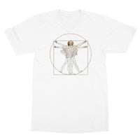 Da Vinci Vitruvian Man Accordion T-Shirt