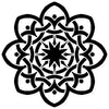 Celtic Star Flower Sticker