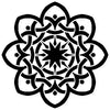 Celtic Star Flower Sticker
