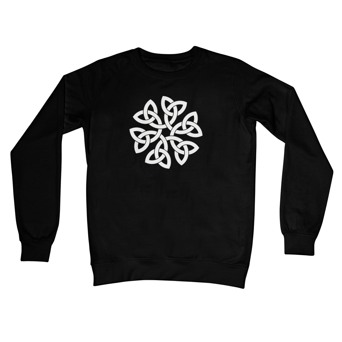 Celtic Flower Crew Neck Sweatshirt