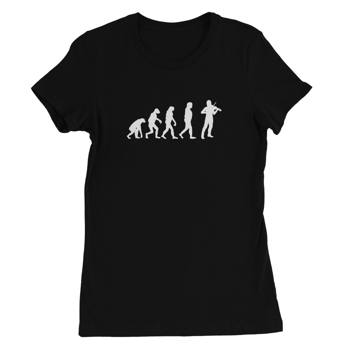 Evolution of Fiddle Players Women's T-Shirt