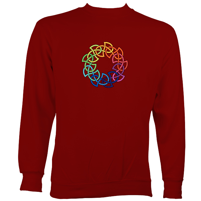 Rainbow Celtic Knot Sweatshirt