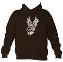 Eagle Hoodie-Hoodie-Hot chocolate-Mudchutney