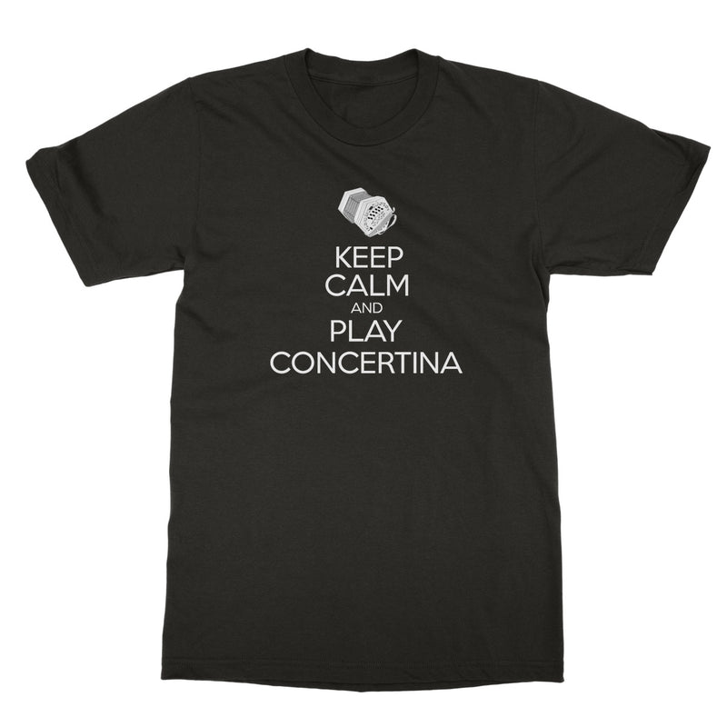 Keep Calm & Play Anglo Concertina T-shirt