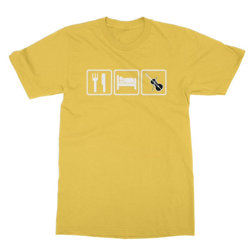 Eat Sleep & Play Fiddle T-Shirt