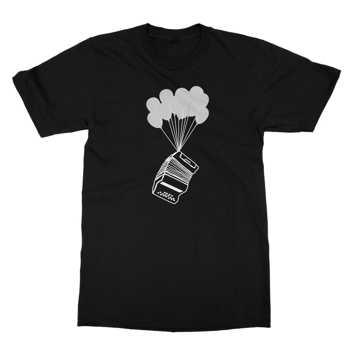 Banksy Style Melodeon T-Shirt