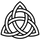 Triangular Celtic Knot Sticker
