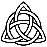 Triangular Celtic Knot Sticker