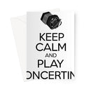 Keep Calm & Play Anglo Concertina Greeting Card