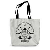 Folk Weekend Oxford 2023 Canvas Tote Bag