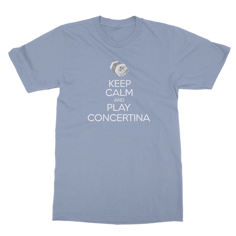 Keep Calm & Play Anglo Concertina T-shirt