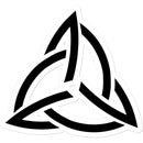 Triple Celtic Symbol Sticker