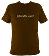 Irish "What's the Craic?" T-shirt - T-shirt - Dark Chocolate - Mudchutney