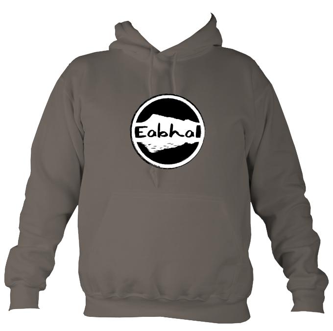 Eabhal Large Logo Hoodie-Hoodie-Mocha brown-Mudchutney