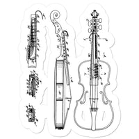 Fiddle Patent Sticker