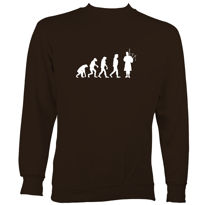 Evolution of Bagpipe Players Sweatshirt