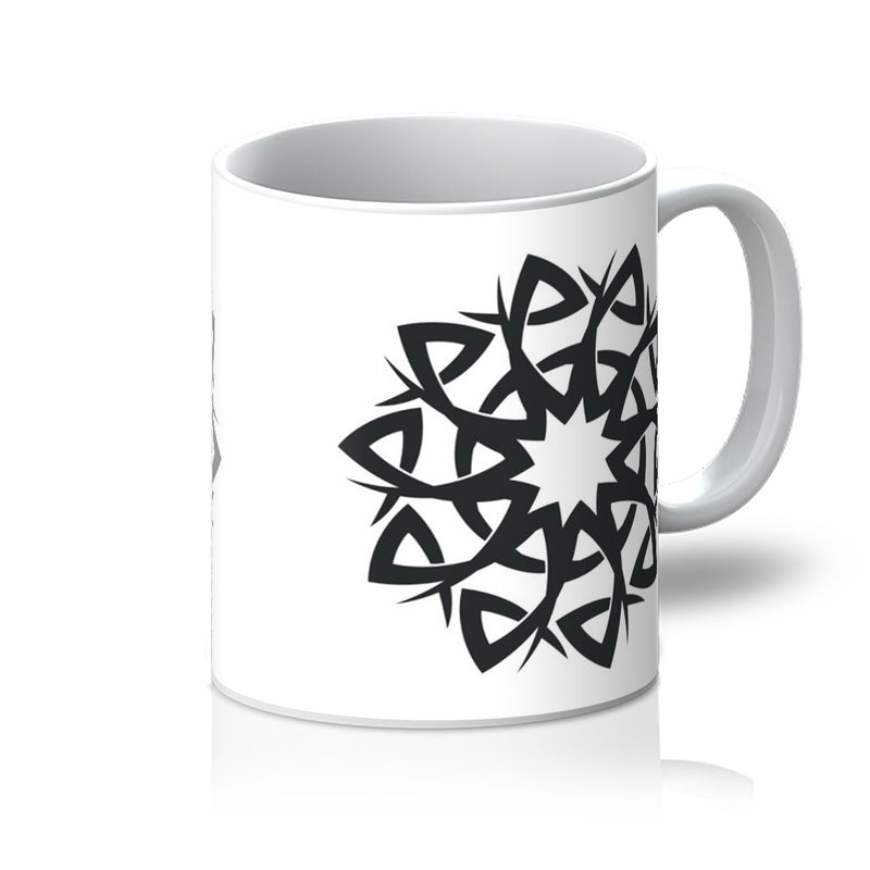 Celtic Style Flower Mug