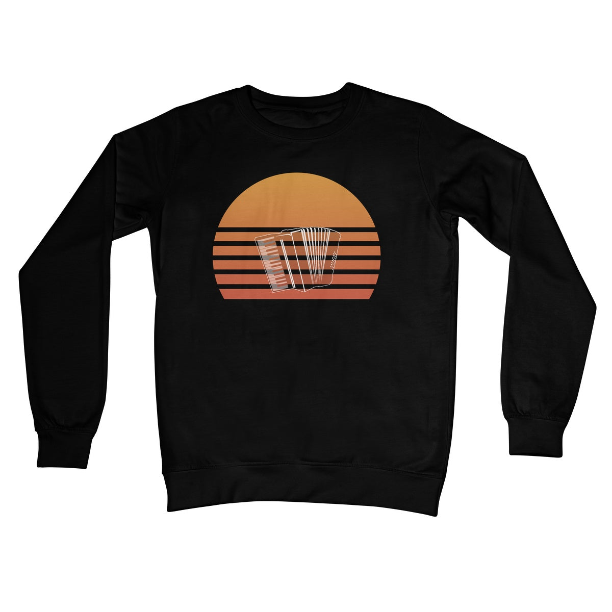 Sunset Accordion Crew Neck Sweatshirt