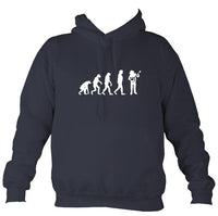 Evolution of Banjo Players Hoodie-Hoodie-Denim-Mudchutney