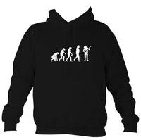 Evolution of Banjo Players Hoodie-Hoodie-Jet black-Mudchutney