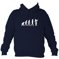 Evolution of Banjo Players Hoodie-Hoodie-Oxford navy-Mudchutney