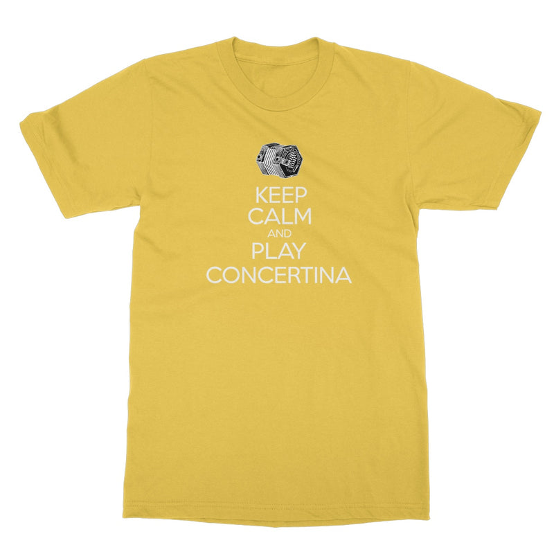 Keep Calm & Play English Concertina T-shirt