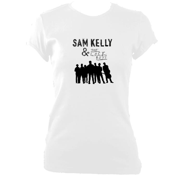 Sam Kelly and the Lost Boys Ladies Fitted T-shirt - T-shirt - White - Mudchutney