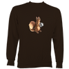 Squirrel playing Concertina Sweatshirt