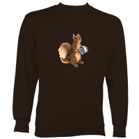 Squirrel playing Concertina Sweatshirt