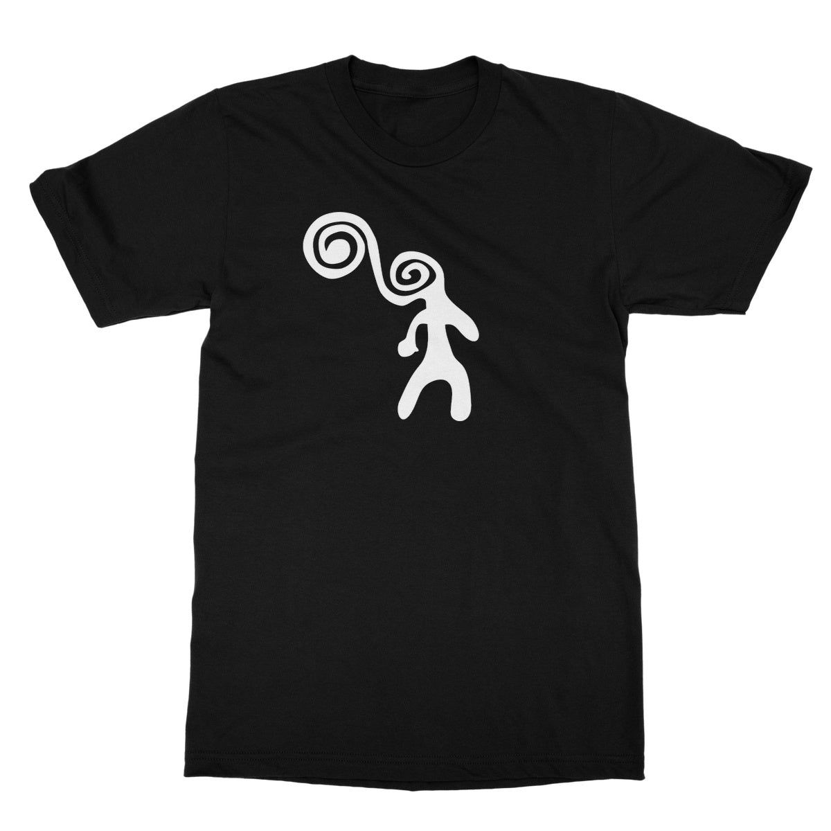 Crazy Hair Caveman Softstyle T-Shirt
