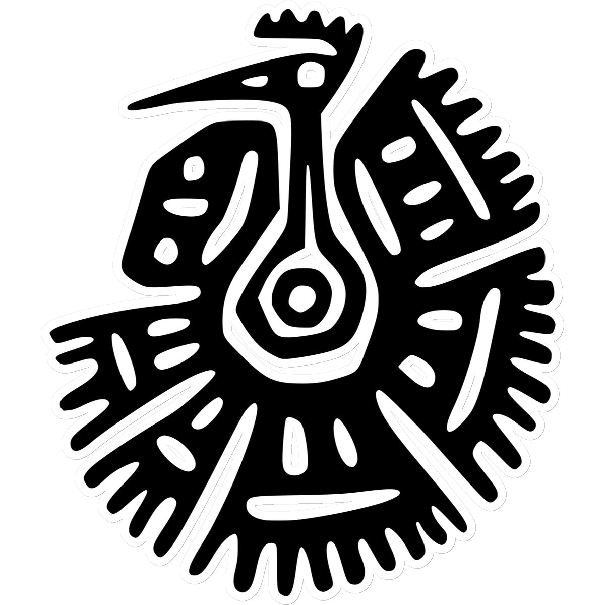 Mayan Bird Sticker