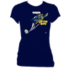 The Demon Barbers "Captain Ward" Ladies Fitted T-shirt